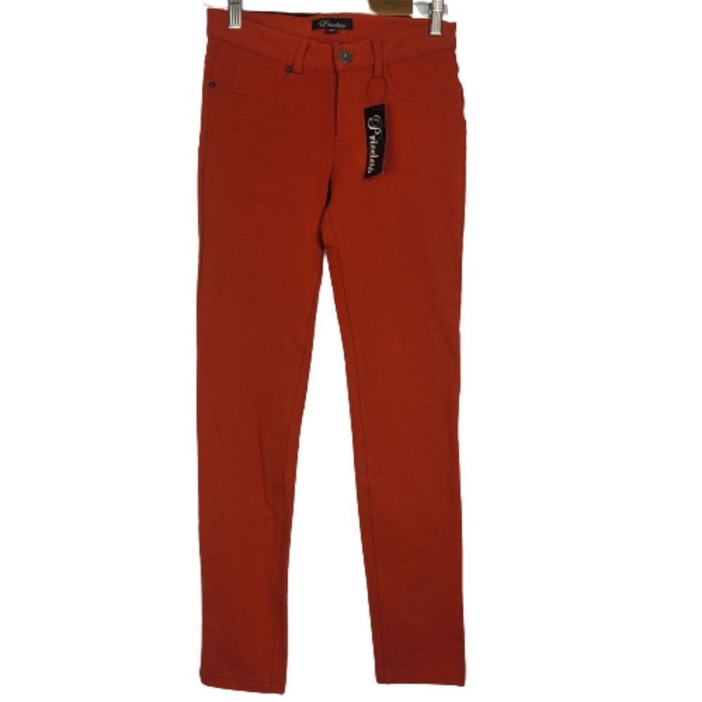 Priceless Skinny Pant Large Terracotta Stretchy Jegging Comfy Soft NWT